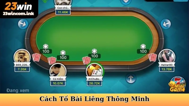 Cách Tố Bài Liêng Thông Minh
